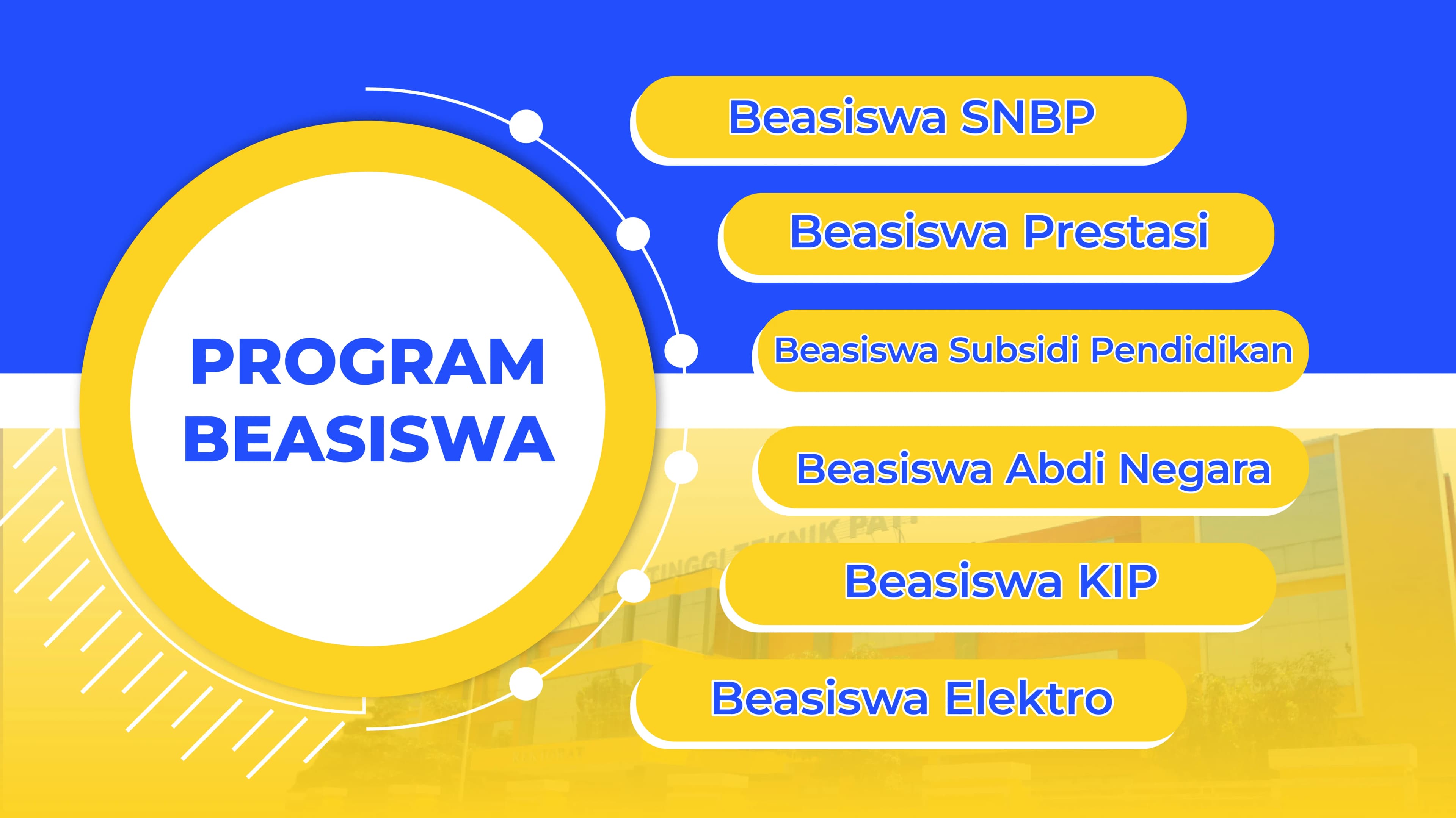Poster program beasiswa PMB STT Pati